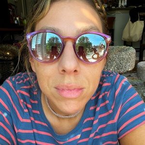 Target purple sunglasses- iridescent sheen